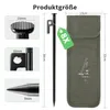 8 sztuk stalowych kołków namiotowych 30 cm z hakiem i Podgląd zdjęcia produktu 6