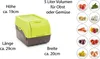 Novaliv 2x medium 5L cassetta per verdure verdi cassetta Anteprima dell’immagine prodotto 2