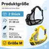 2er-Set Maulkorb Französische Bulldogge, schwarz & gelb, Produktbild-Vorschau 6