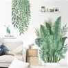 Wandtattoo Blätter Grün Wandbild Tropische Pflanzen, DIY Produktbild-Vorschau 6