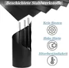 ACXIN 4tlg Schwarz Kaminbesteck Modern Kamingarnitur Produktbild-Vorschau 4