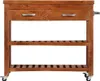 Carrello portavivande 100x48x89 cm in legno massiccio di Anteprima dell’immagine prodotto 12
