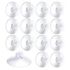 A collection of clear suction cups arranged in rows on a white background. Anteprima dell’immagine prodotto