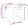 Diagram showing the dimensions of a table. Podgląd zdjęcia produktu