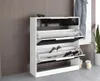 Schuhschrank "Oliva1" Basic, weiß-schwarz Produktbild-Vorschau 4