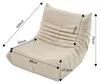 Fortuna Lai Einzel Sofa Chillsessel Fauler Sofastuhl,Beige Produktbild-Vorschau 7