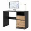 Kompaktný písací stôl 100 x 50 cm | Moderný počítačový a Náhľad obrázku produktu 10