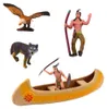 Leantoys Indianerdorf Figurenset Indianer Produktbild-Vorschau 3