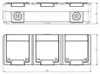 Elektro-Plast | Presa 3 Posti - Antracite - IP55 - Ermetica Anteprima dell’immagine prodotto 3