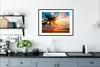 MuchoWow® Gerahmtes Poster Palme - Sonnenuntergang - Produktbild-Vorschau 4