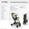 tectake® kočárek Finn jednoruční skládací mechanismus, s Náhled obrázku produktu 5