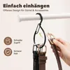 4er-Set Gürtelhalter S-Haken, Edelstahl beschichtet Produktbild-Vorschau 4