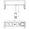 BACHMANN DESK2 white 2xCEE7/3 1xCM 1xUSB A/C 22W 0,2m GST18 Produktbild-Vorschau 2