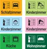 PRICARO Umzugsaufkleber "Komplettpaket Haus", 180 Stück Produktbild-Vorschau 1