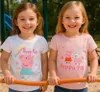 Kinder T-Shirt 2 Stück PEPPA PIG hellrosa/weiß - Produktbild-Vorschau 2