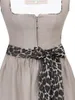 Dirndl Solea Leo 65cm Länge taupe 42 Produktbild-Vorschau 2