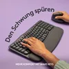 Logitech WAVE KEYS, schwarz - Kabellose ergonomische Produktbild-Vorschau 2