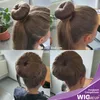 WIG ME UP Duttkissen Kissen Dutt braun XL RH-046-15x7-brown Produktbild-Vorschau 3