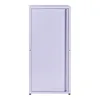 A light purple metal cabinet is shown against a white background. Voir les images du produit