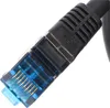 Patch kabel CAT 6A, S/FTP (PiMF), černý Náhled obrázku produktu 15
