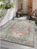 An outdoor rug on a wooden deck with plants and furniture. Náhled obrázku produktu