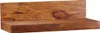 A wooden shelf against a white background. Produktbild-Vorschau