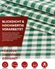 Landhuis tafelkleed, geruit, groen-wit, 60 x 60 cm - 6 Productafbeelding-voorbeeld 5