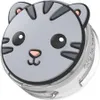 A close-up of a cute cat-shaped holder for an Apple AirTag. Produktbild-Vorschau