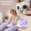 ELONEO Seitenschläferkissen mit Bezug, Stillkissen, Produktbild-Vorschau 5