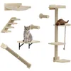 7tlg. Kletterwand katzen set, Katzen-Wandmöbel, mit 3 Produktbild-Vorschau 2