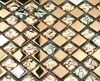 Roségoldenes Glasmosaik „ROSE GOLD MIX-S“, metallische Produktbild-Vorschau 3