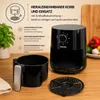 Fritownica bezolejowa MPM MFR-12, 2 litry, czarna, 800W – Podgląd zdjęcia produktu 10