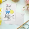 Mr. & Mrs. Panda Postkarte Physiotherapeutin Herz - Weiß - Produktbild-Vorschau 3