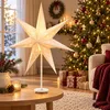 3D LED-papierster, 35 cm, kerstster als tafellamp, Productafbeelding-voorbeeld 2