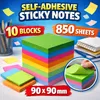 Karteczki samoprzylepne 90 x 90 mm, 850 sztuk, kolorowe Náhled obrázku produktu 9