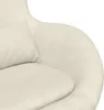 vidaXL Kreslo Egg cream velvet Náhľad obrázku produktu 7