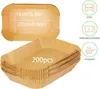 Backpapier für Ninja Heißluftfritteuse, 200 Stück Airfryer Produktbild-Vorschau 2