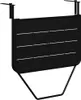 vidaXL Tavolo da balcone sospeso nero 60 x 39 x 65 cm Anteprima dell’immagine prodotto 4