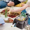 J&W Svačinová taška Hoknath šedá One size Náhled obrázku produktu 4