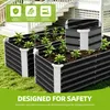 Hochbeet 120x58x46cm, Gartenbeet verzinkte Hochbeet, Produktbild-Vorschau 4