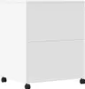 vidaXL Supporto per stampante con rotelle Bianco 60x48x74 Anteprima dell’immagine prodotto 6