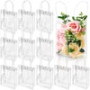 Torebki prezentowe przezroczyste PVC 20x15x7 cm z uchwytem Podgląd zdjęcia produktu 1