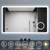 LED Badezimmer Spiegel mit Bluetooth Uhr 3-fache Produktbild-Vorschau 1