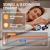 A woman sleeping peacefully on a bed, with marketing text and graphics overlaid. Náhled obrázku produktu