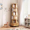 Bücherregal 360° drehbar mit Schublade und Universalrollen, Produktbild-Vorschau 3