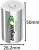 En13 Energizer C Hr14 2500Mah 2Ks Power Plus C Dobíjacie Náhľad obrázku produktu 10