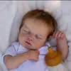48 cm bébé nouveau-né, renaissant, Loulou, dormant, peau 3D Voir les images du produit 2
