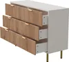 UnboxG 6-Schubladen Kommode 100×34×73 cm, moderner Produktbild-Vorschau 8
