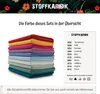 Bündchenstoff 5er Set Bunt2 Bio Schlauchware Bündchen Produktbild-Vorschau 5