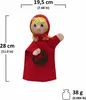 Maňásek na ruku Červená Karkulka 28 cm červený, 22856B Náhled obrázku produktu 2
